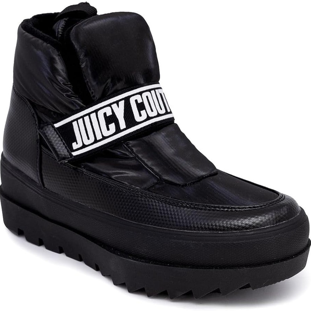 Juicy Couture Black Quilted slip on  Boots